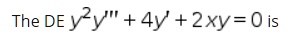 the de y2y 4y 2xy 0 is 81802