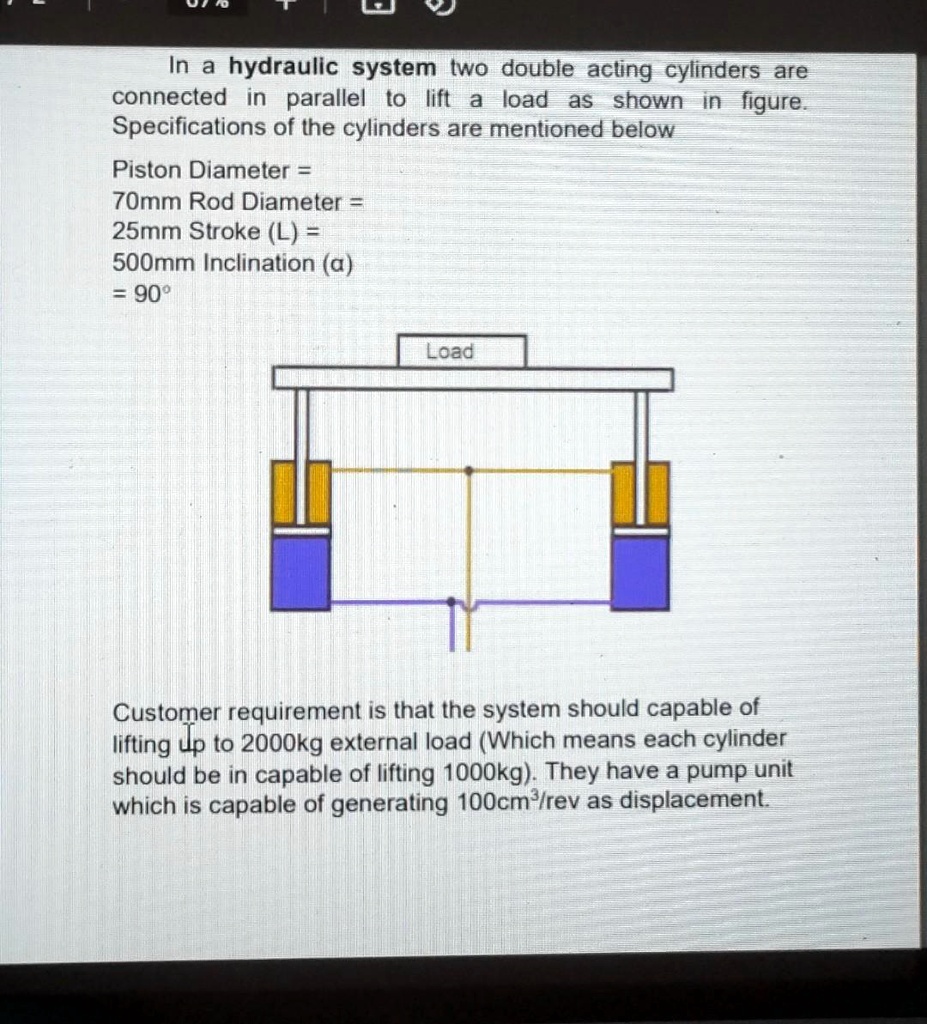 in-a-hydraulic-system-two-double-acting-cylinders-are-connected-in