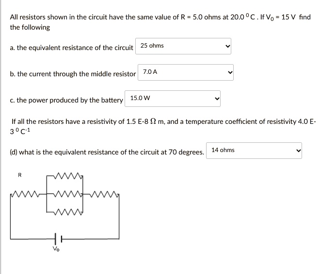 All resistors shown in the circuit have the same valu… SolvedLib