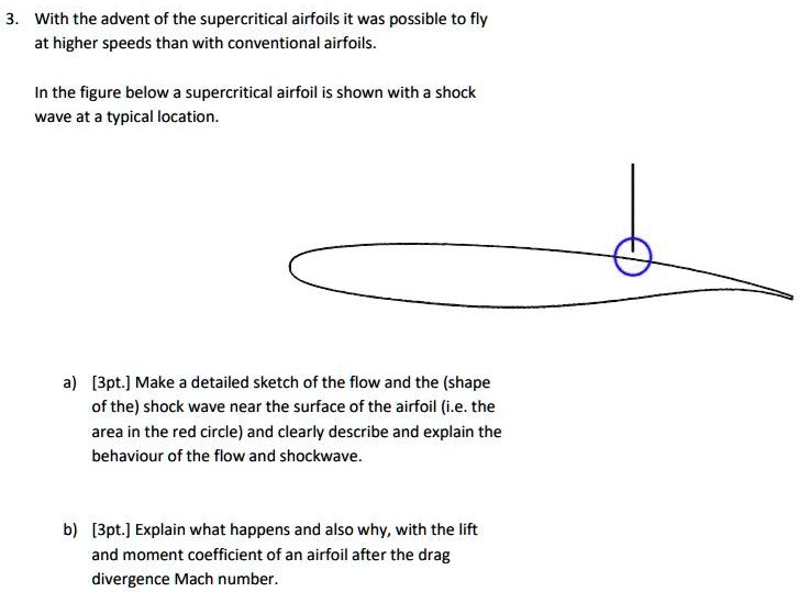 VIDEO solution With the advent of the supercritical airfoils, it was