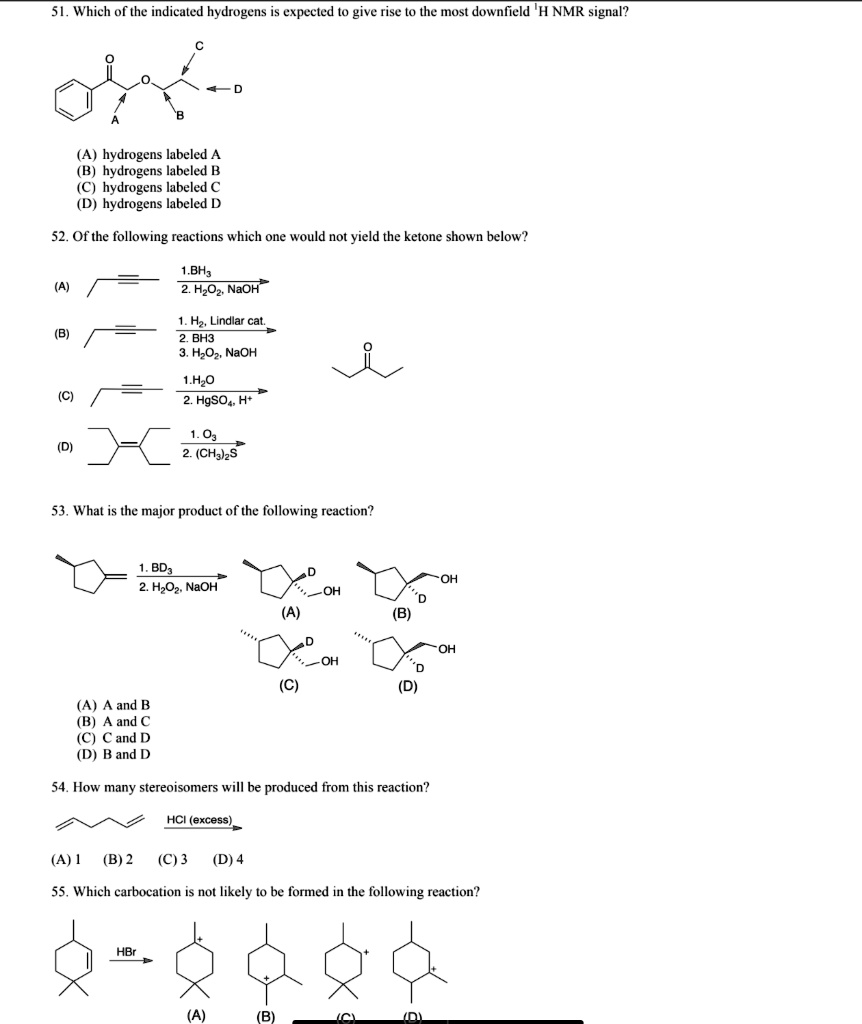 VIDEO solution: Which of the indicated hydrogens is expected to give ...