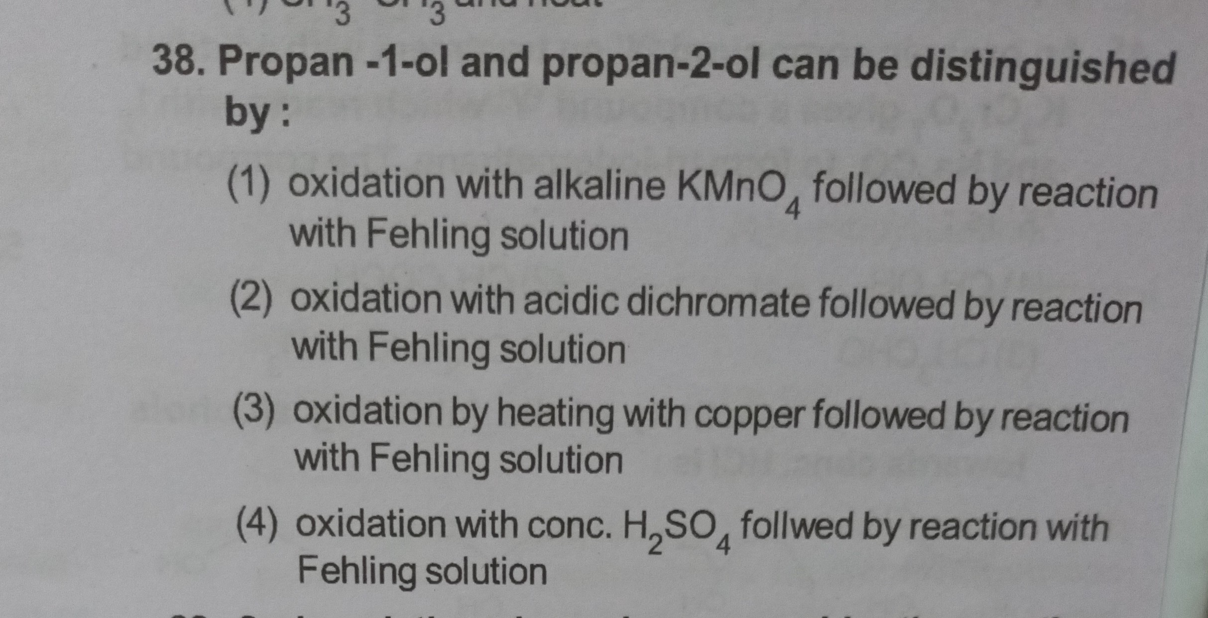 propan 2 ol reacts with k2cr2o7