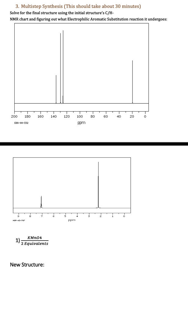 SOLVED 3. Multistep Synthesis (This should take about 30 minutes
