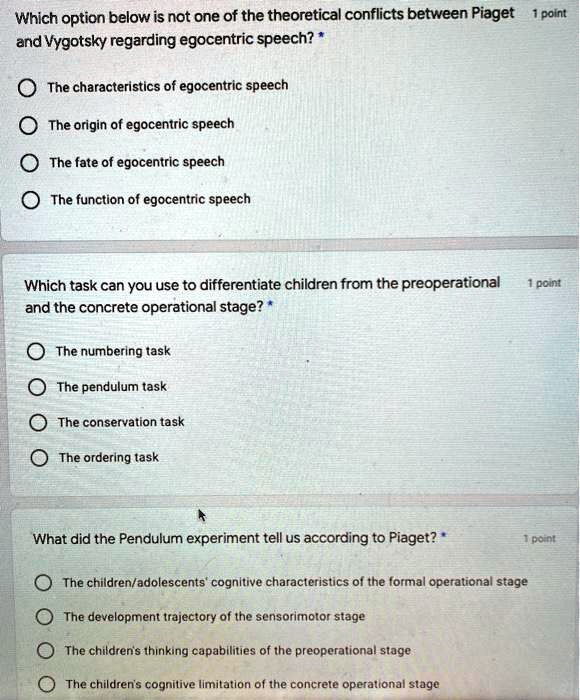 SOLVED Which option below is not one of the theoretical conflicts