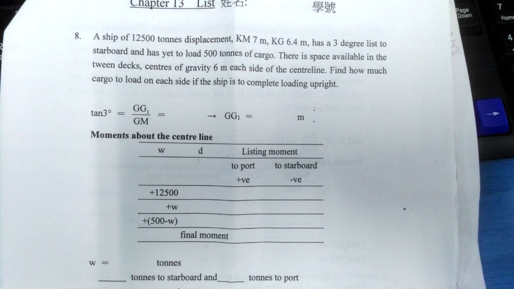 solved-chapter-13-8-a-ship-of-12-500-tonnes-displacement-km-7-m-kg