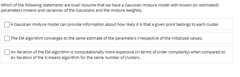 VIDEO solution: Which of the following statements are true? Assume that ...