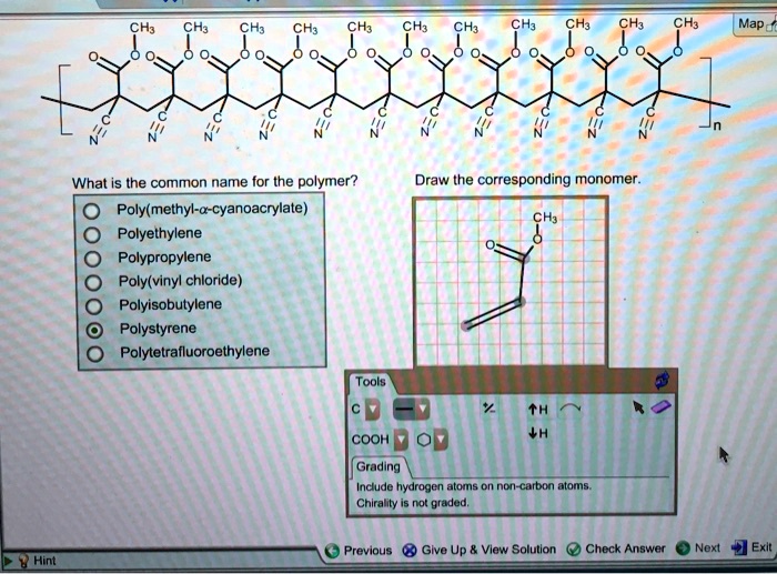 SOLVED CH3 CH3 CH3 CH3 CH3 CH3 CH3 CH3 CH3 CH3 Map What is the common