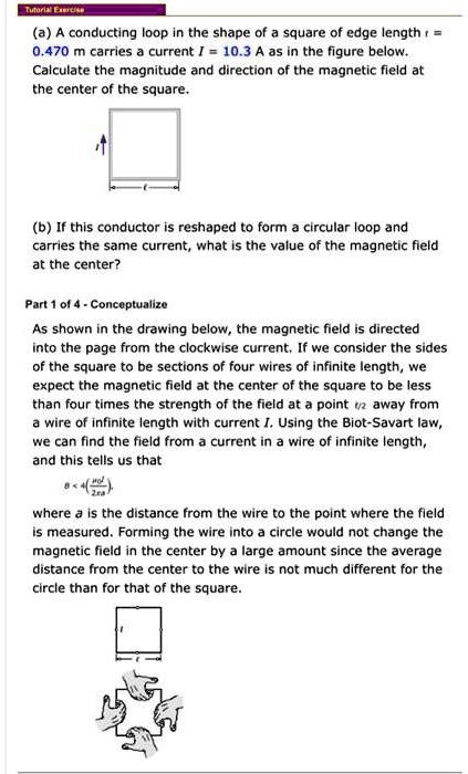 tulurid ejett a conducting loop in the shape of square of edge length ...