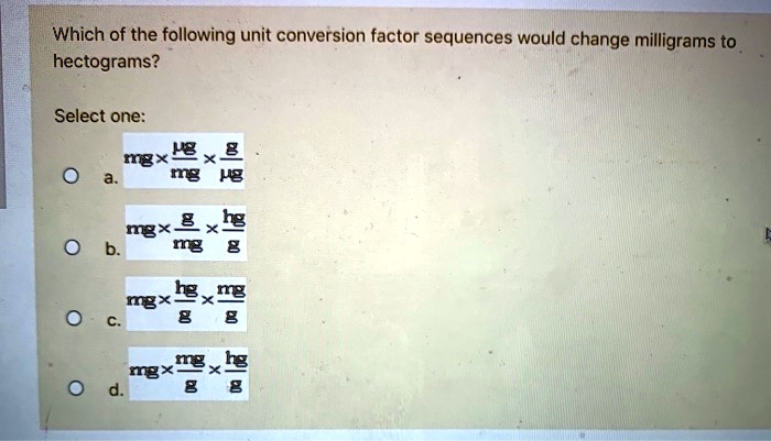 Convert 1g to 2025 hg