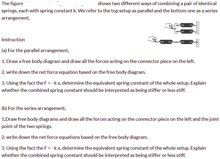 SOLVEDThe figure shows two different ways of combining a pair of