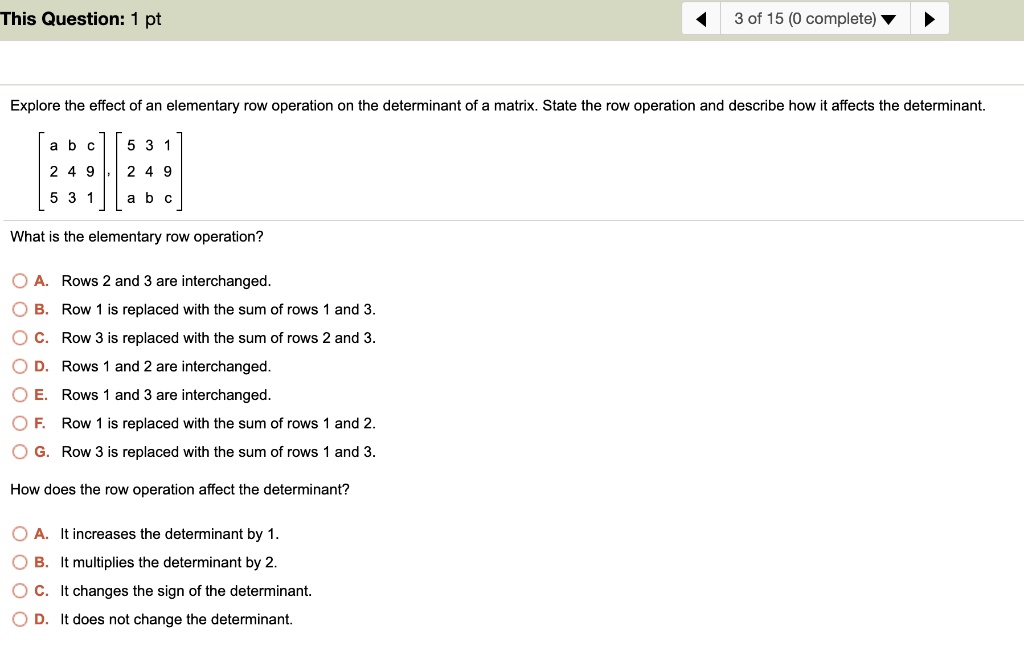 SOLVED This Question pt 3 of 15 0 complete Explore the effect