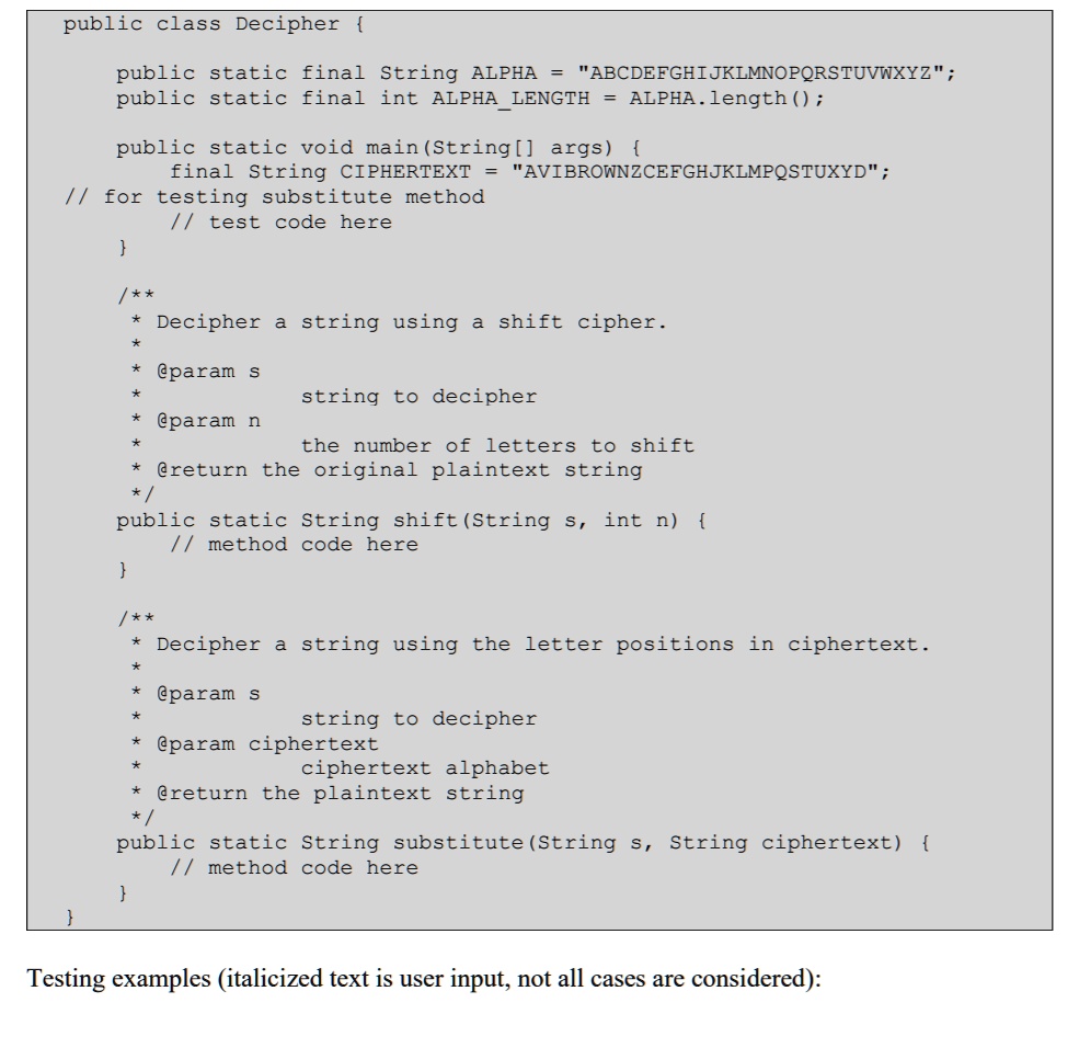 SOLVED: A substitution cipher is an encipherment technique in which a ...