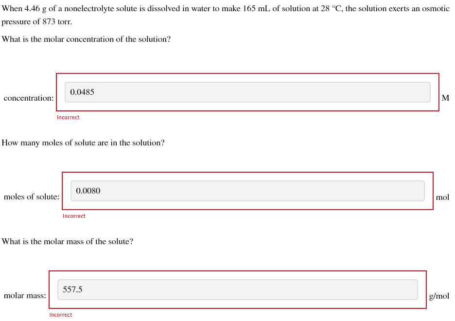 SOLVED: When 4.46 g of a nonelectrolyte solute is dissolved in water to ...