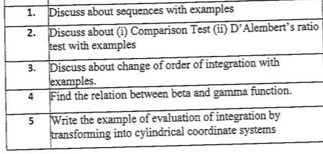 Lest Discuss SOLVED: Discuss about sequences with eramples Discuss abou ...