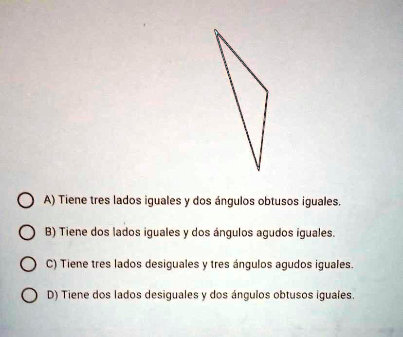 SOLVED: -¿Cual De Las Opciones Describe Dos Caracteristicas De Este ...