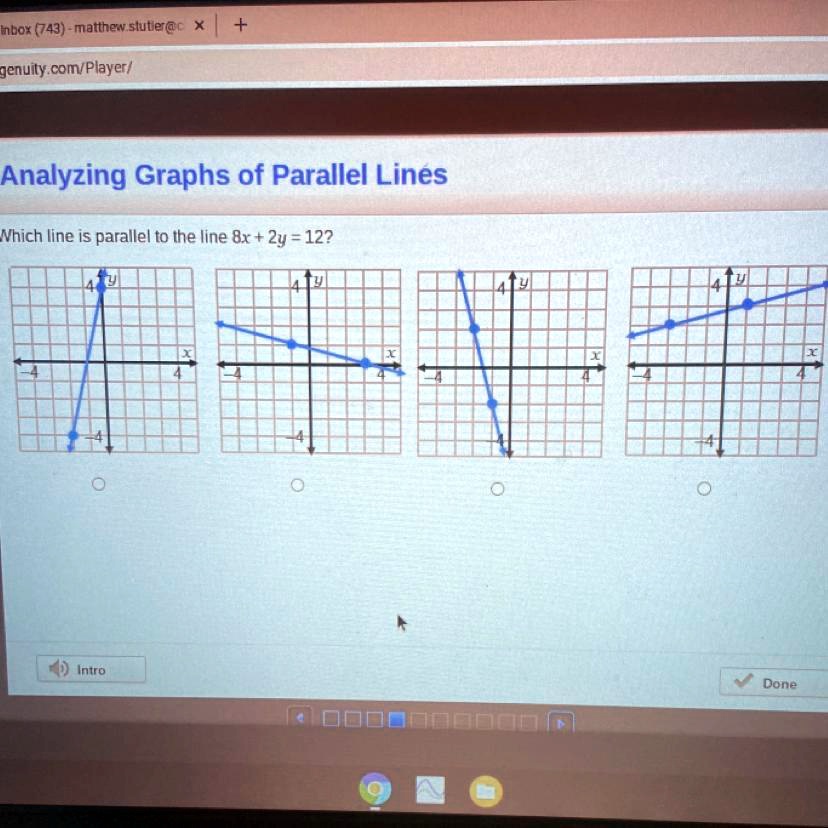 solved-which-line-is-parallel-to-the-line-8x-2y-12-ibox-743