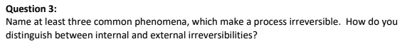 How Do You Distinguish Between Internal And External Irreversibilities