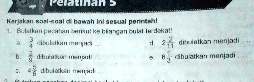 4 285 dibulatkan menjadi