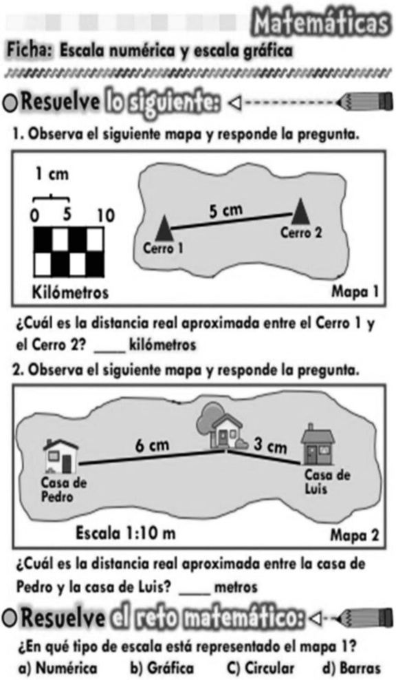 matemática a escala