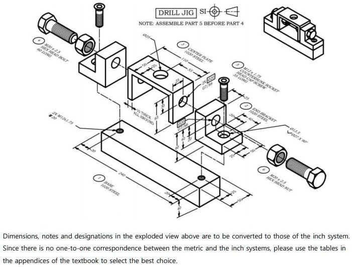 Thread Designation Question SOLVED: In Part 1, there are two internal threads. Convert the ...