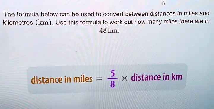 8 miles in clearance km