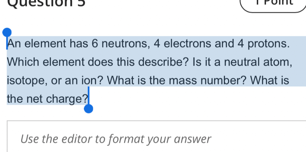 what element has 4 neutrons metallic