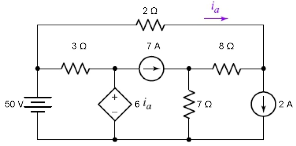 SOLVED: 1) Using nodal analysis (KCL and Ohm's law), completely 