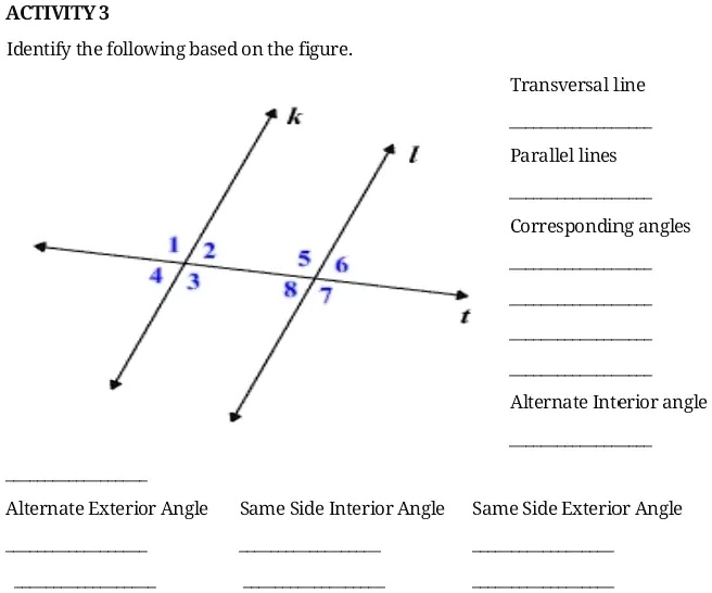 Solved Activity 3 Identify The Following Based On The Figure Solved Activity 3 Identify The Following Based On The Figure