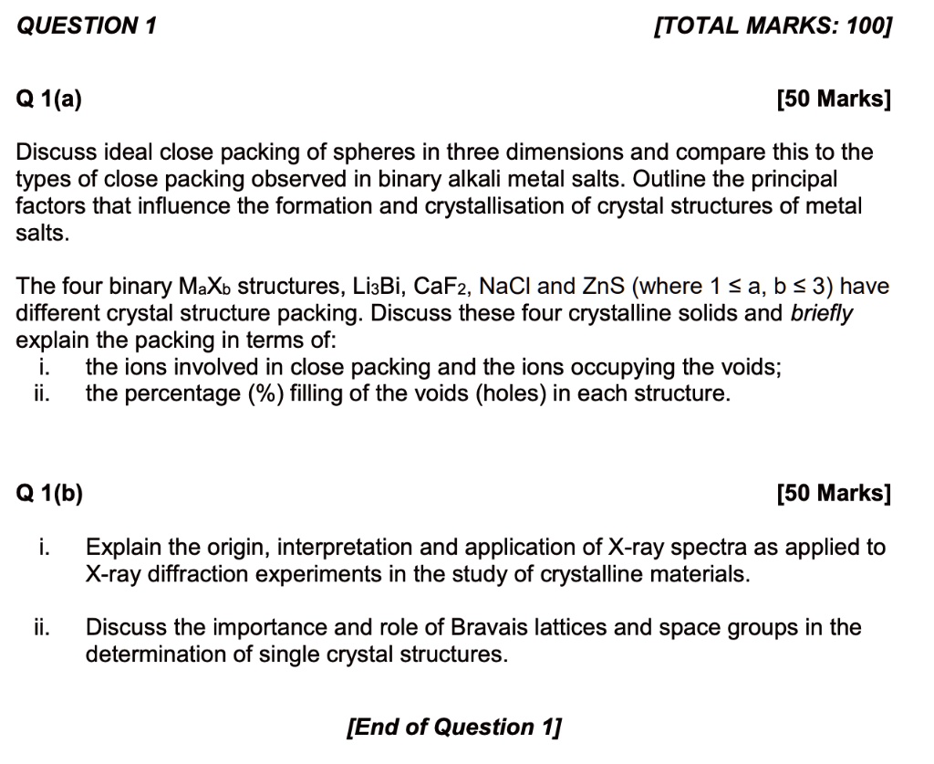 SOLVED QUESTION 1 [TOTAL MARKS 100] 1(a) [50 Marks] Discuss ideal