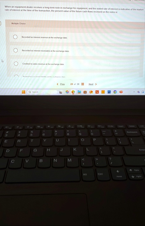 when an equipment dealer receives a long term note in exchange for equipment and the stated rate of interest is indicative of the market rate of interest at the time of the transaction the p 61155