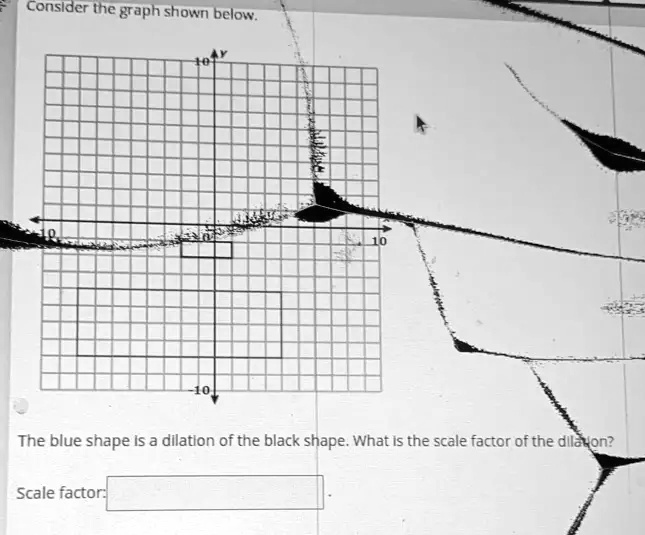 SOLVED Conslder the [ graph shown below The blue 'shape Is a dilation