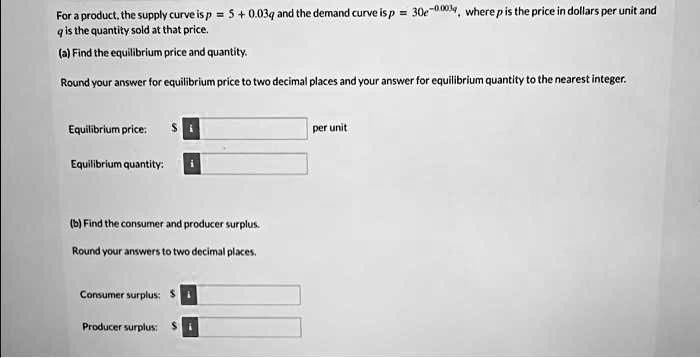 SOLUTION: Chapter 5 market equilibrium final - Studypool