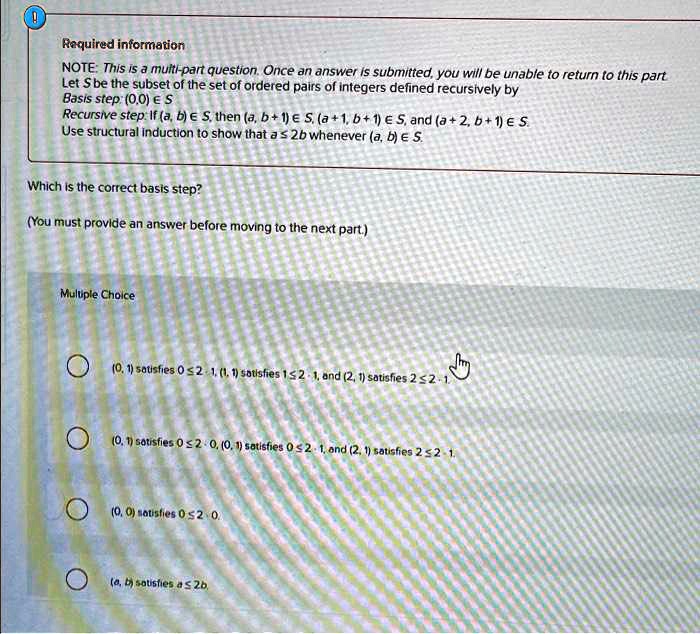 SOLVED: Discrete Mathematics: Recursive Definition and Structural ...