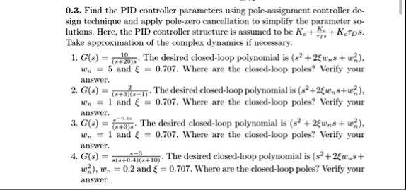 03 fund find pid controller parameters using pole assignment controller ...