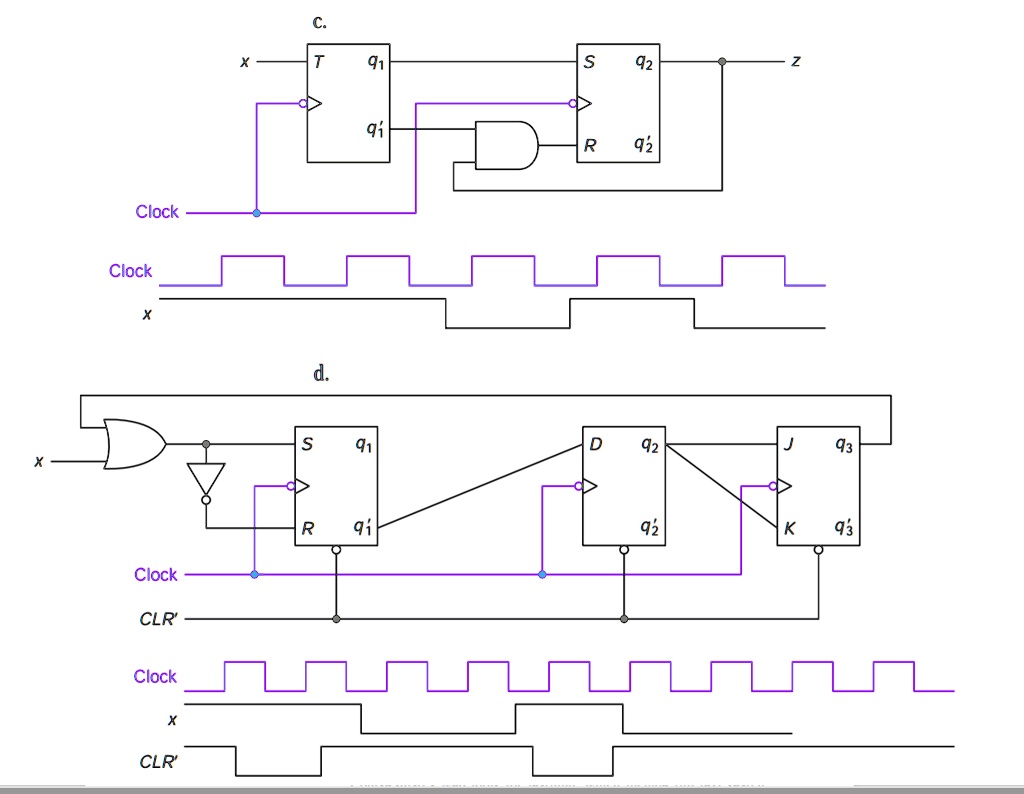 please explain step by step for each of the following circuits complete ...