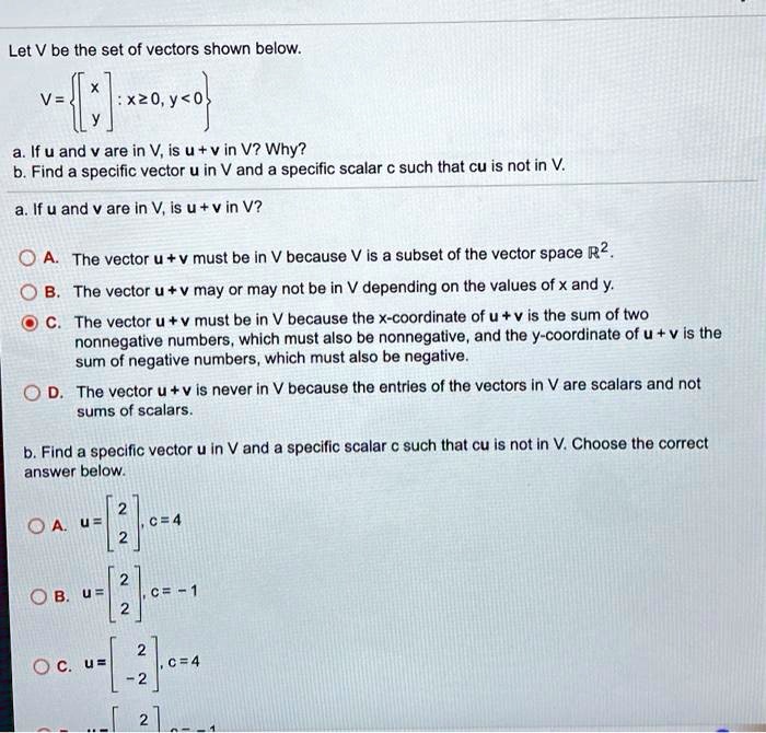 solved-let-v-be-the-set-of-vectors-shown-below-v-x-y-where-x