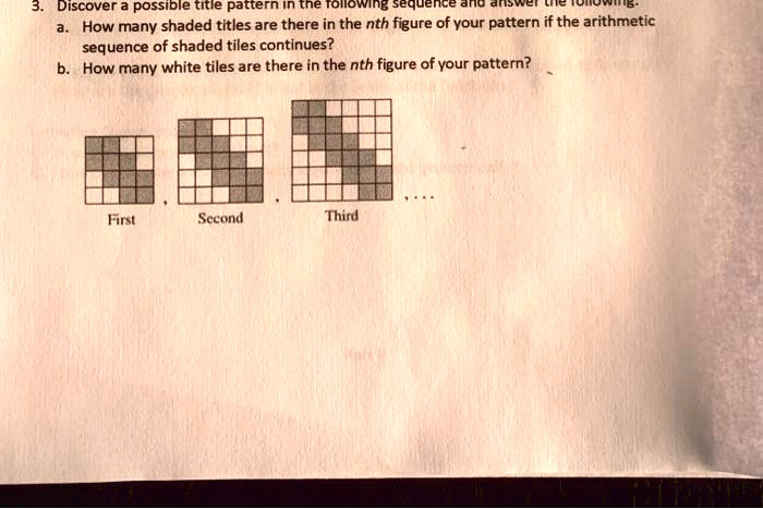 Discover possible title pattern in the following sequence. How many ...