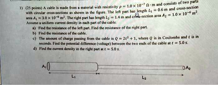SOLVED: Texts: Assume a uniform current density in each part of the ...