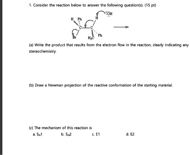 SOLVED: Consider the reaction elow to answer the following question(s ...
