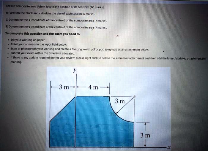 SOLVED Partition the block and calculate the size of each section (6