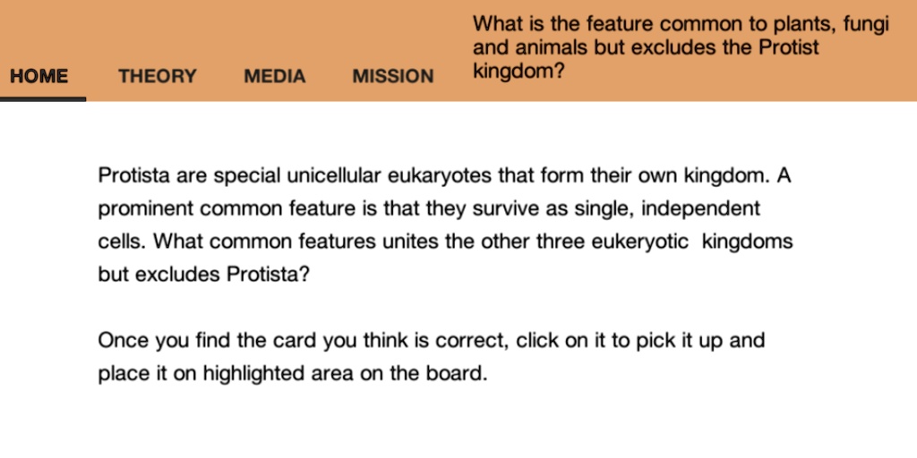 SOLVED: What is the feature common t0 plants, fungi and animals but  excludes the Protist kingdom? HOME THEORY MEDIA MISSION Protista are special  unicellular eukaryotes that form their own kingdom: A prominent