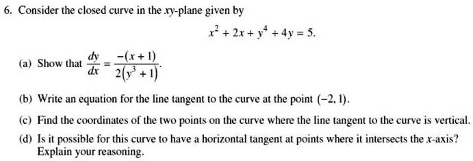 Consider the closed curve in the xy-plane given by r+… - SolvedLib