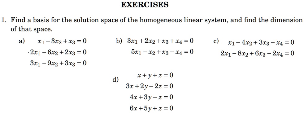 SOLVED EXERCISES Find A Basis For The Solution Space Of The solved-consider-the-following-set-of-constraints-x1-2x2-chegg