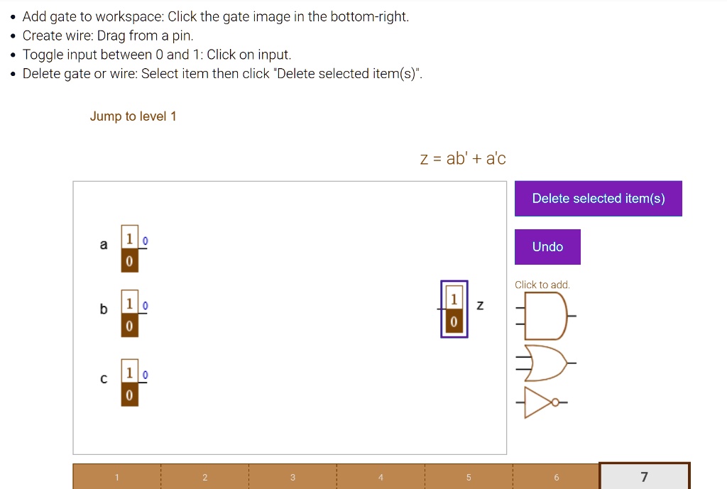 Computer Science Convert the equation provided to a circuit. : Add gate ...