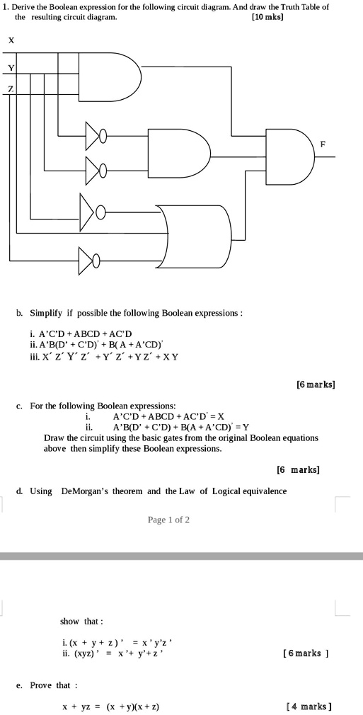 SOLVED: can you show working for this problem I need assistance. 1 ...