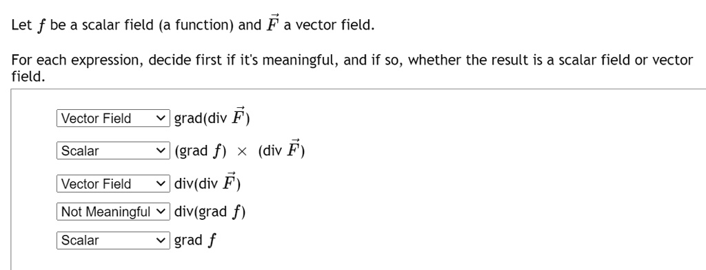 Solved 1. Let F be a field of scalars, let V and W be
