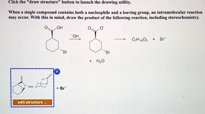 Solved Click The Draw Structure Button To Launch The Drawing Utility