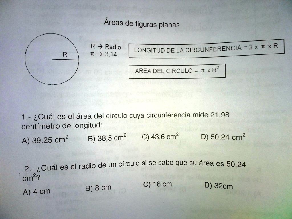 SOLVED: Porfavor ayuda es para hoy Ayudaaaaass Áreas de figuras planas ...