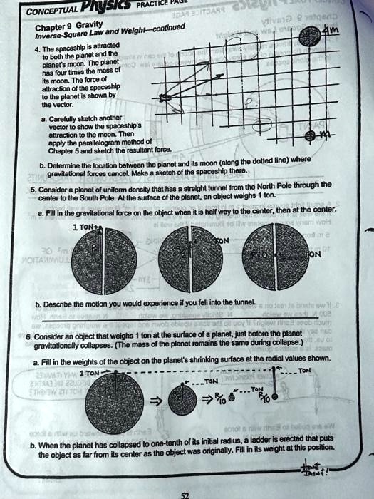 Texts I Need Help Conceptual Chapter 9 Gravity Inverse Square Law And Weight Continued 4