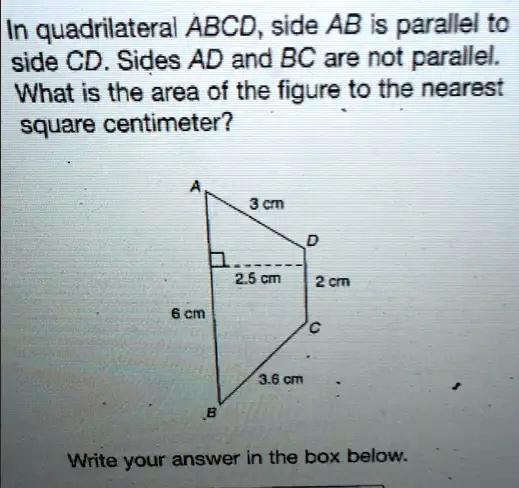 SOLVED In quadrilateral ABCD side AB is parallel to side CD